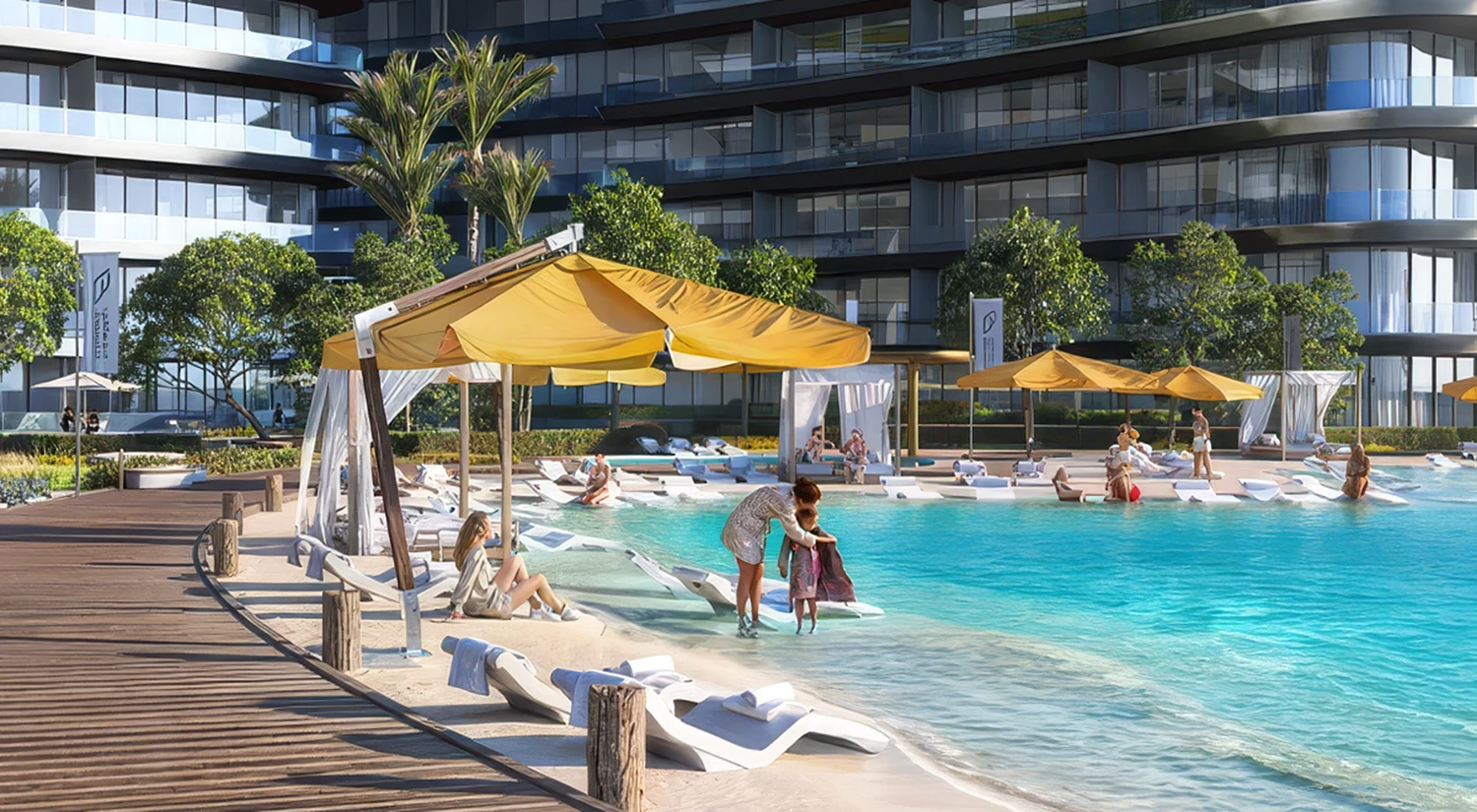 Infinity swimming pool